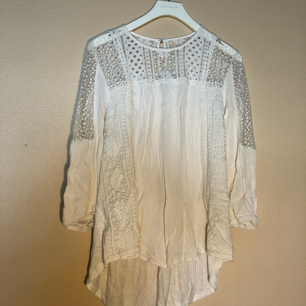 Knox Rose Women's 3/4 Sleeve Peasant Blouse